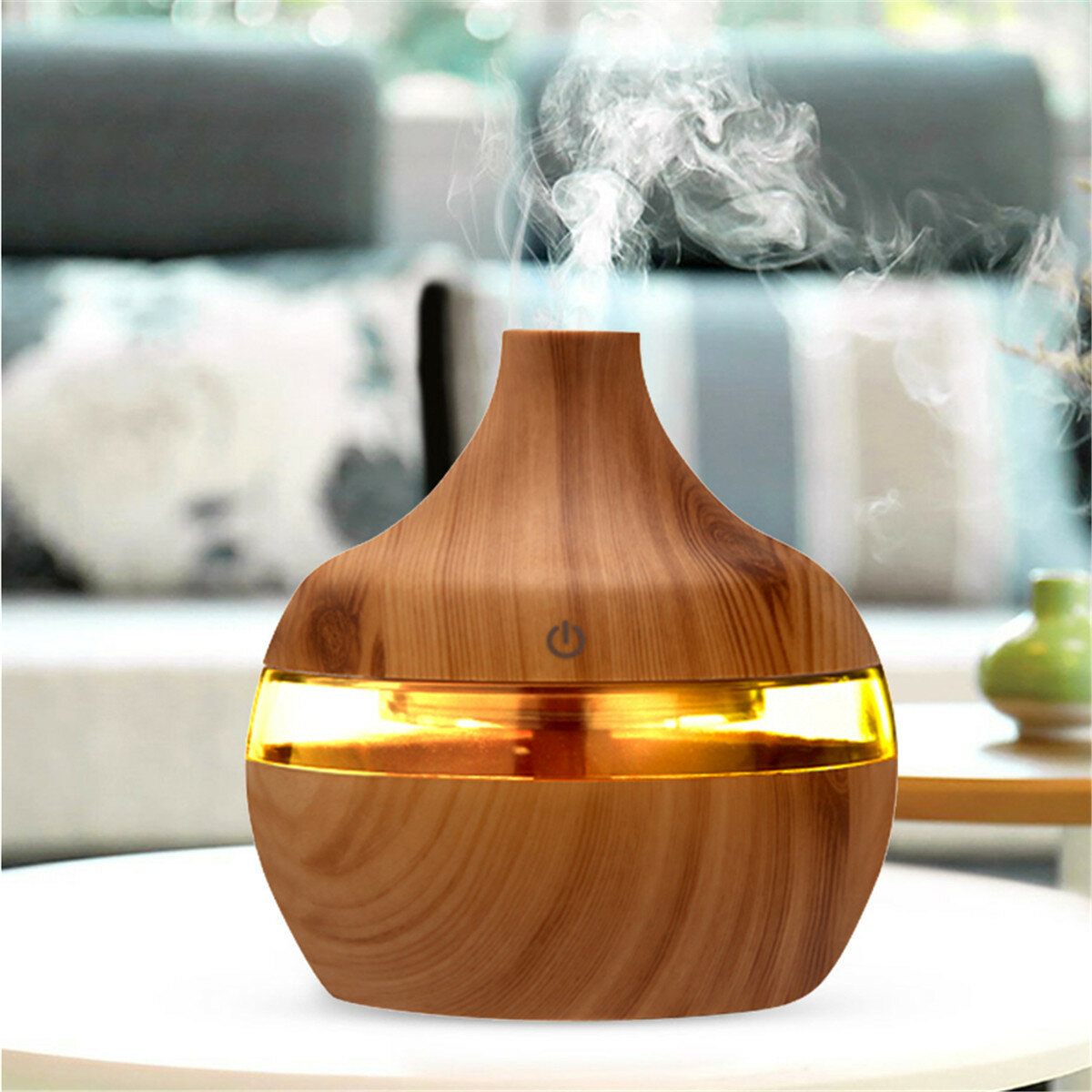 300ml Electric Ultrasonic Air Mist Humidifier Purifier Aroma Diffuser 7 Colors LED USB Charging for Bedroom Home Car Off