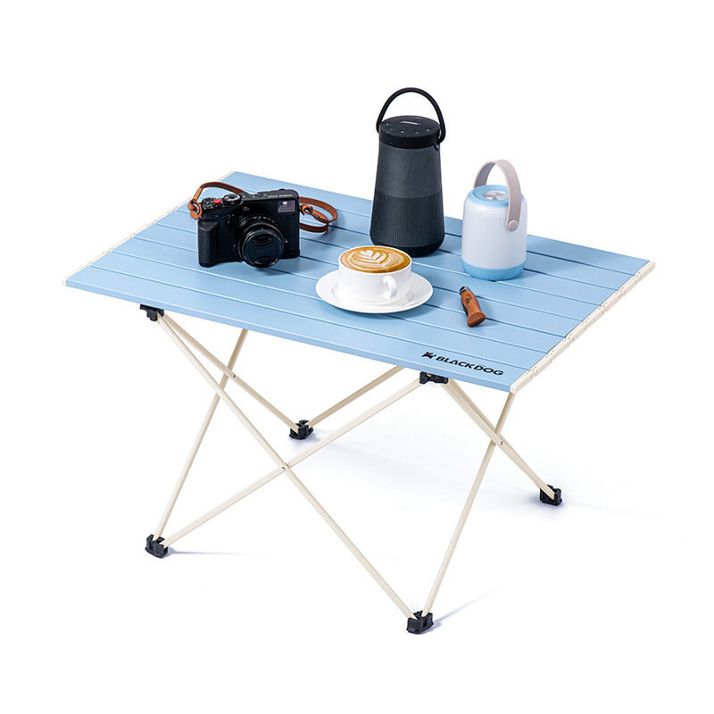 Tragbarer, faltbarer Aluminiumtisch Blackdog BD-ZZ002 mit einer Traglast von 20 kg für Picknick, Selbstfahrer-Reisen und Strand.
