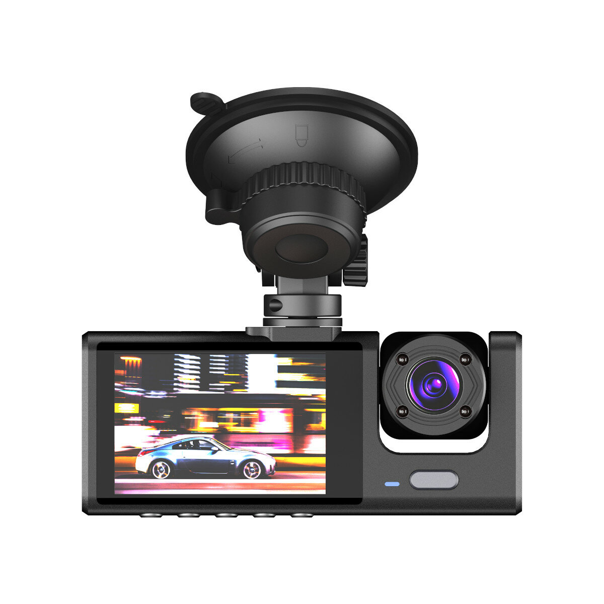 S1?2?Inch?Dash?Cam?3-weg HD 1080P Drie-lens parkeermonitor met nachtzicht auto DVR