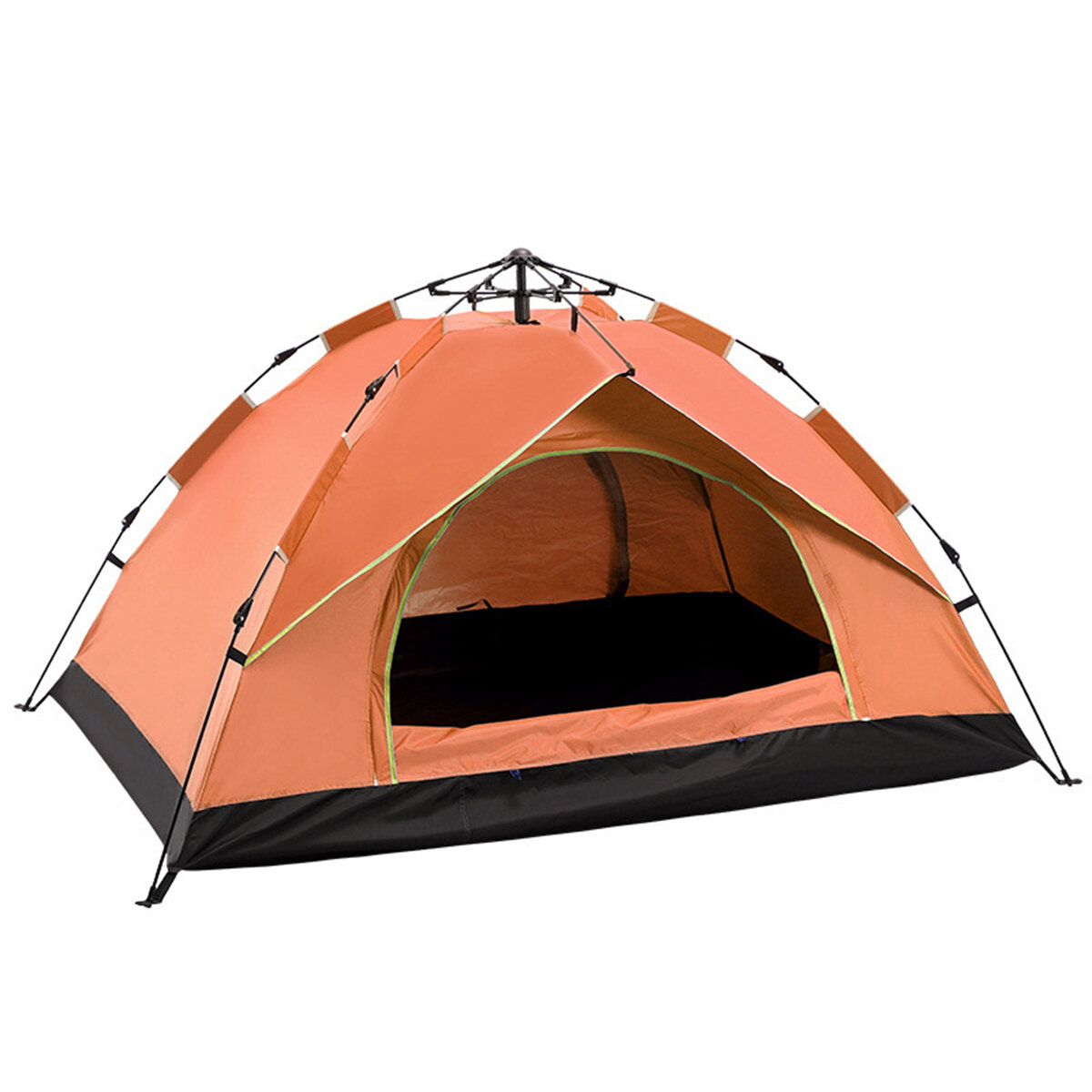 Автоматический быстроразборный палаточный домик для 3-4 человек, предназначенный для отдыха на природе, защищает от УФ-излучения и воды.