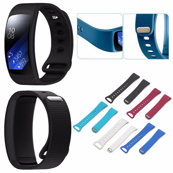 Ajustable Silicone Vervanging Horlogeband voor Samsung Gear Fit 2