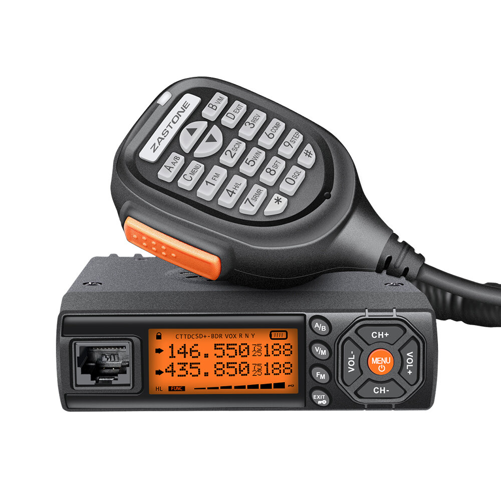 

218 Two Way Radio Dual Band VHF UHF Mobile Car Radio Transceiver 25W Mini CB Radio Station