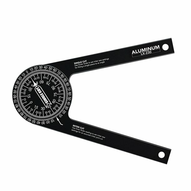 

Miter Saw Protractor Aluminum Alloy Featuring Digital Angle Finder Edge Meter Gauge Woodworking Measurement Tool