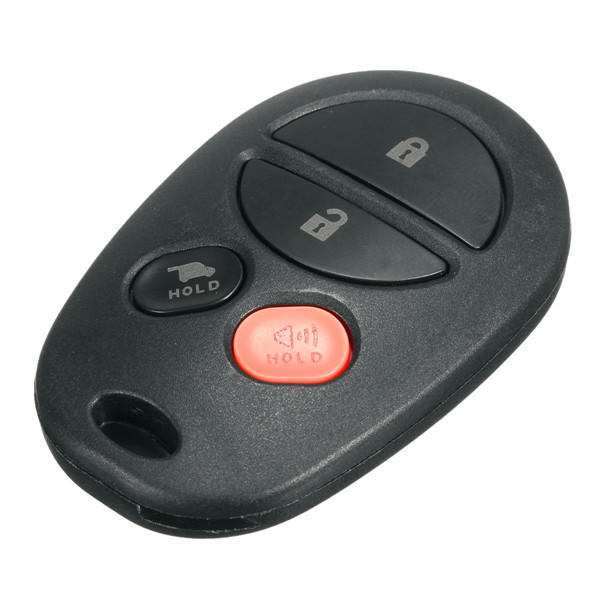 2 Remote Shell Case Cover For 2004-2013 Toyota Sienna Car Key Fob