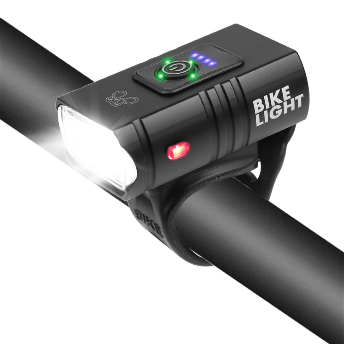 2xT6 LED 800Lm Fietskoplamp 1000 mAh Superhelder 6 Modi Verstelbare USB Oplaadbare Fiets Voorlamp Bu