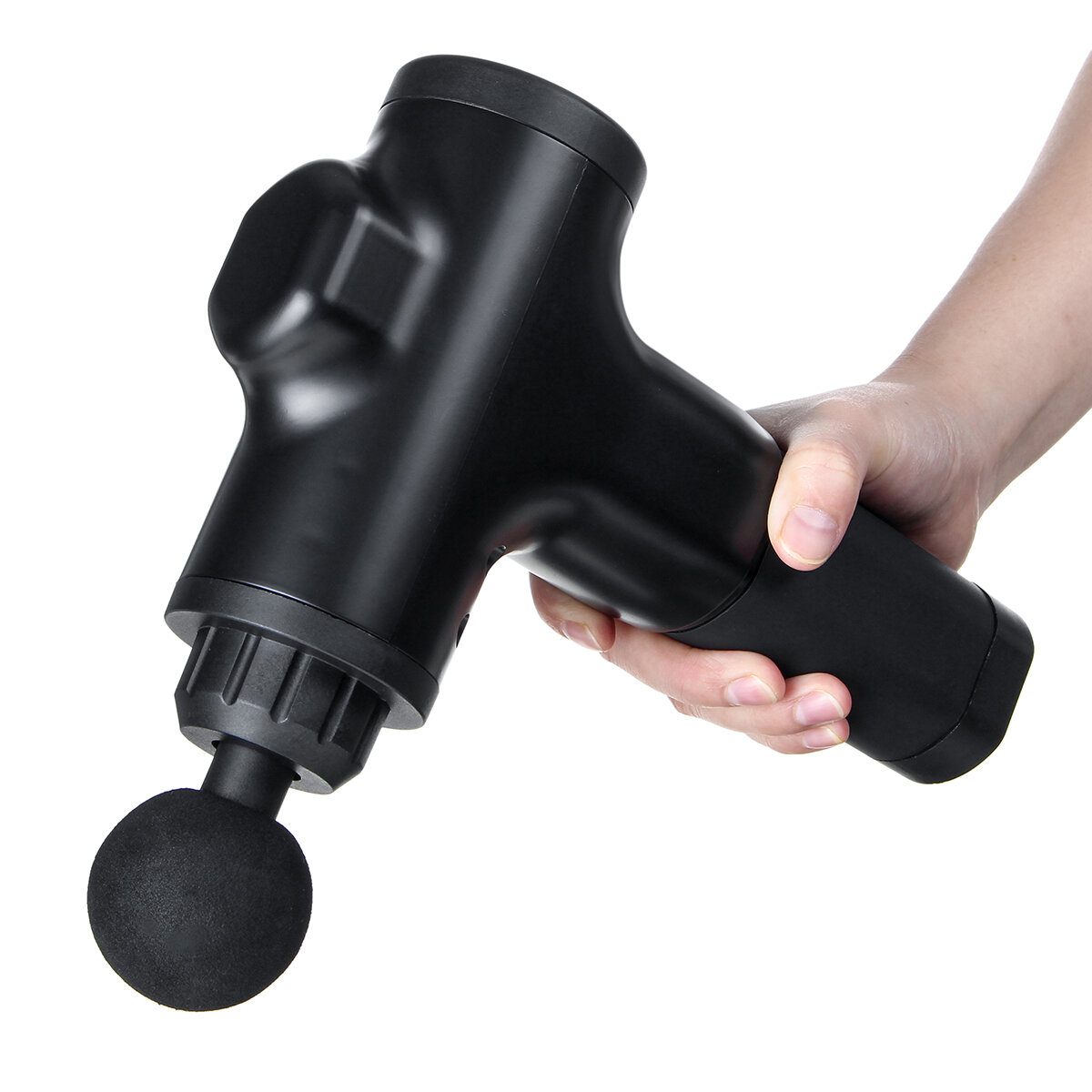 

2500mAh Electric Percussion Massage Guns 6 Speeds Low Noise Vibration Muscle Body Therapy Device with 4 Massage Heads
