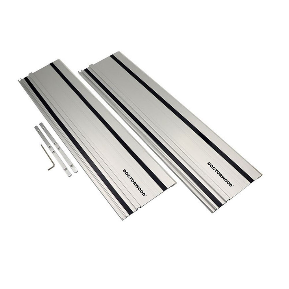 Aluminium geleiderail voor houtbewerkingsbaanzagen met geleiderailconnectoren