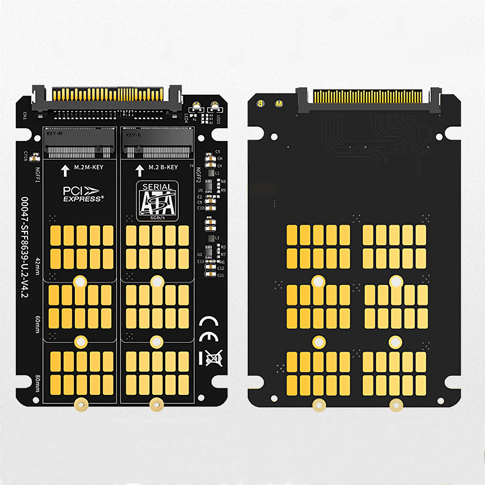 MAIWO KT047 M.2SSDからU.2へのアダプターカードNVMeSATASSDからPCI-eU.2へのデスクトップコンピューター用コンバーター