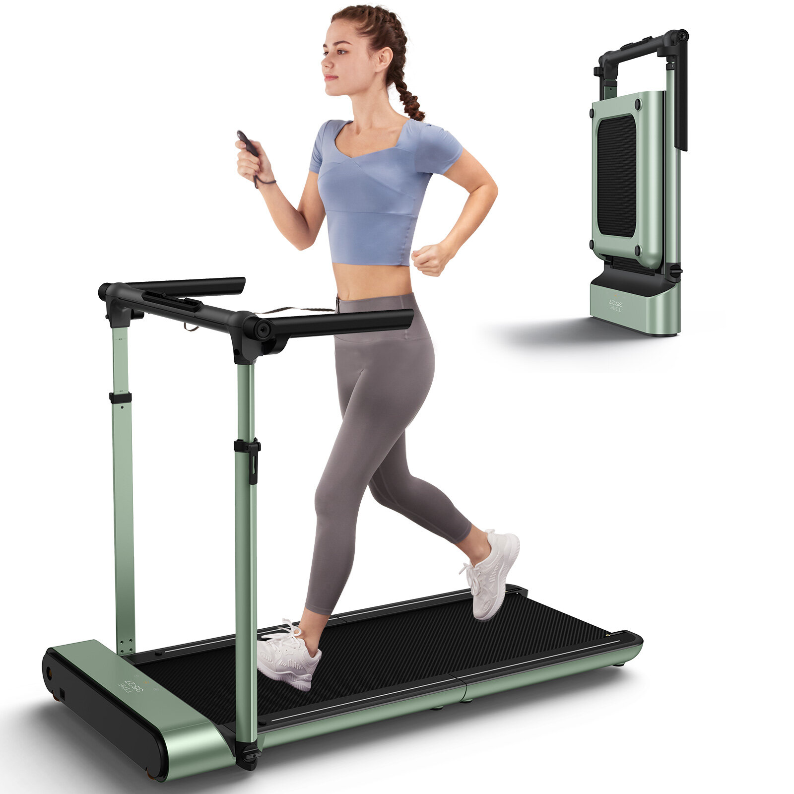 

[EU Direct] WalkingPad R1-H Folding Treadmill 10km/h LED Display Portable Running Machine Walking Pad Max Load 110kg Hom