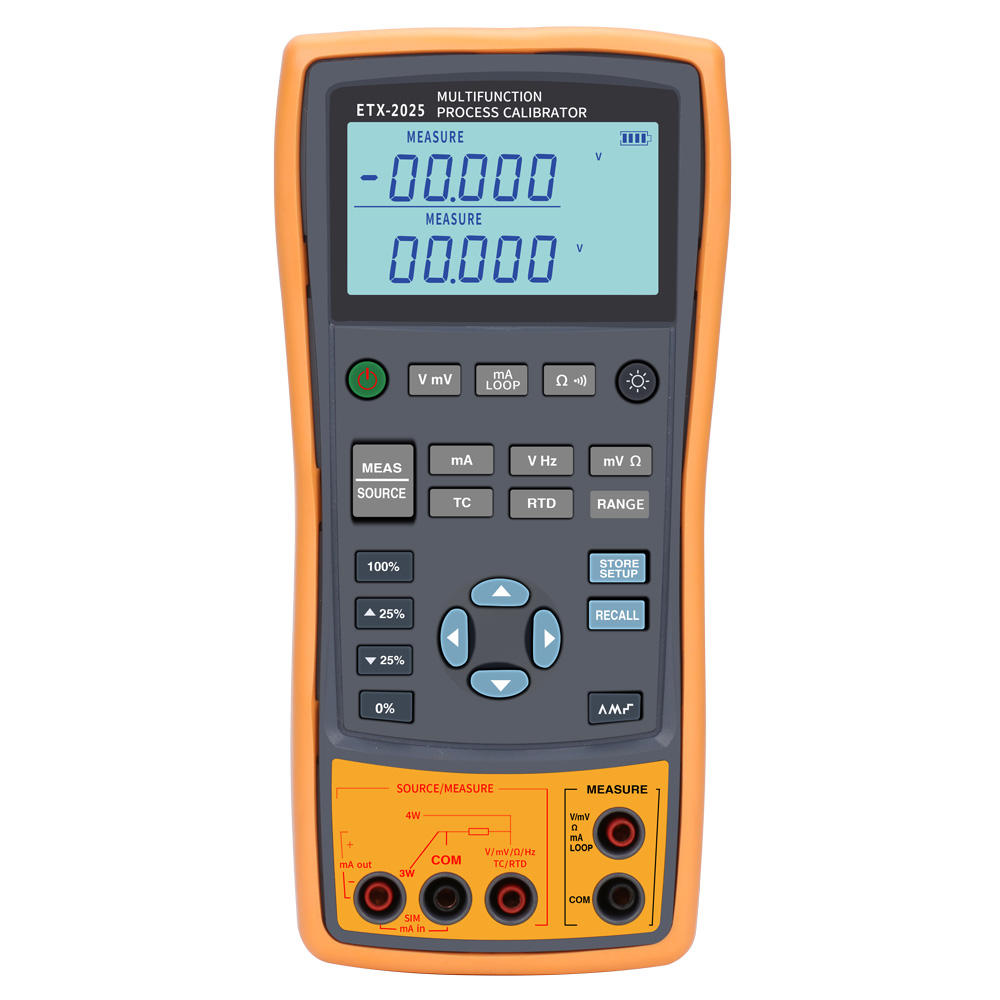 

ETX-1825 Multi-function Process Calibrator Multimeter with A Split-screen Display Support for PC Communication