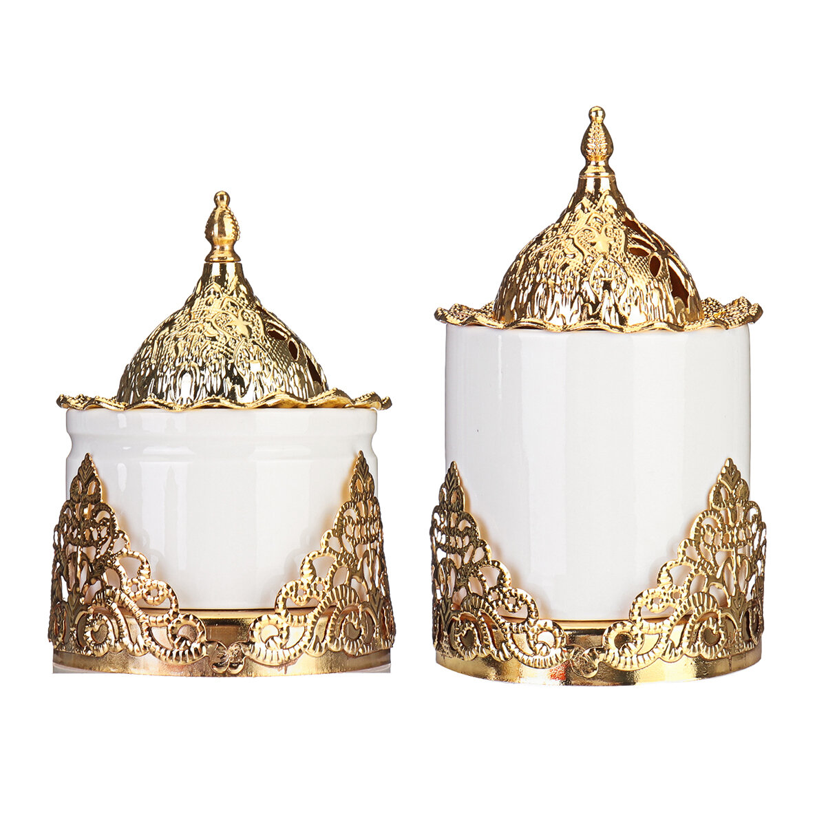 Buy Arabian Style Ceramic Metal Incense Burner Holder Eid Home Office ...