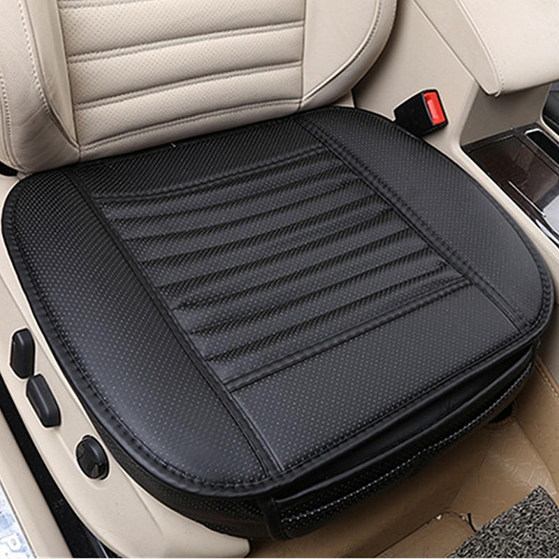 Breathable PU Leather Bamboo Car Seat Cover Pad Mat Auto Chair Cushion Universal