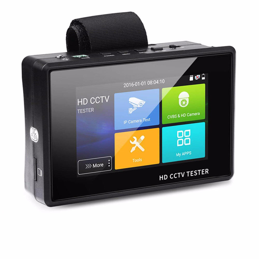 

4 дюймов 4K H265 H264 IP камера Тестер 8MP AHD / TVI / CVI CVBS Мониторинг CCTV Тестер PTZ-контроллер Быстрый ONVIF IPC-