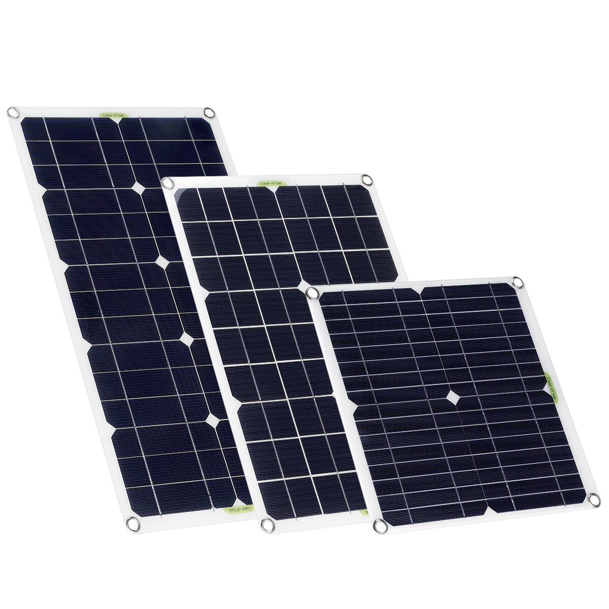 Kit de painel solar 50W 18V Bateria Carregador 10/20/30/40/50A Controlador DC / USB / TYPE-C para acessórios de acampamento ao ar livre