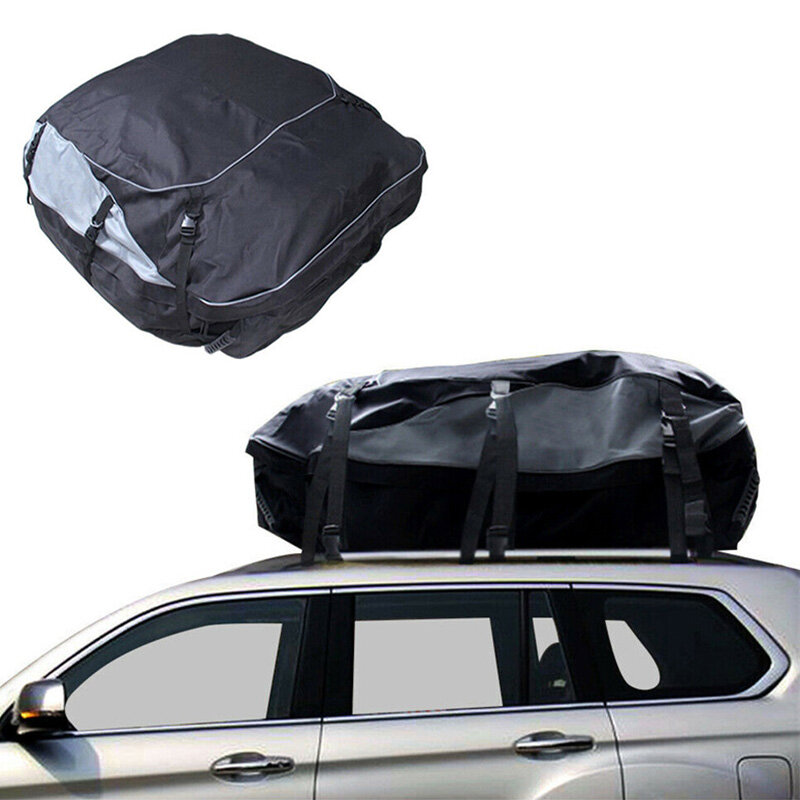 160x110x45CM Portapacchi per tetto auto impermeabile Borsa Carico Portapacchi 600D Tessuto Oxford Deposito bagagli SUV da viaggio per auto