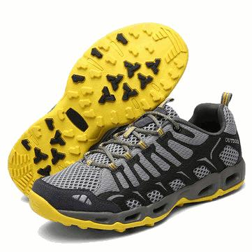 TENGOO US 7.5-10 في الهواء الطلق للرجال الرياضة Soft الجري تسلق أحذية المشي لمسافات طويلة شبكة أحذية رياضية تريل