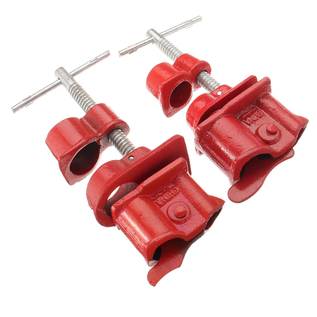 3/4" Wood Gluing Pipe Clamp Set Heavy Duty PRO Woodworking Cast Iron 