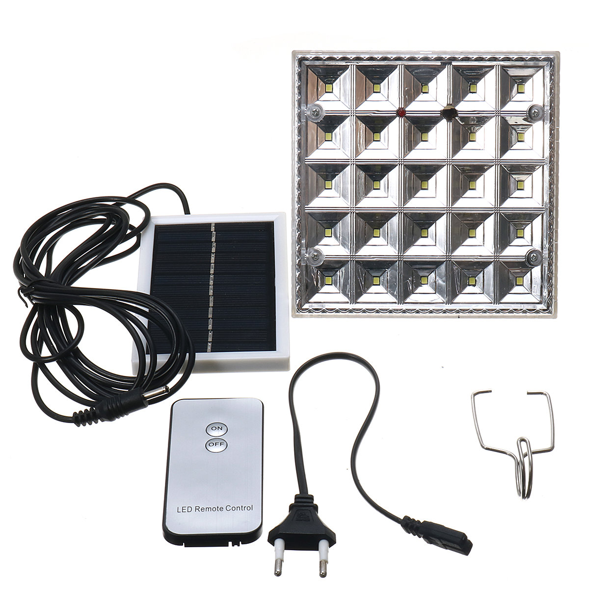 IPRee ™ 25 VEZETTE Solar Camping Light függő sátor lámpa lámpa távirányítóval