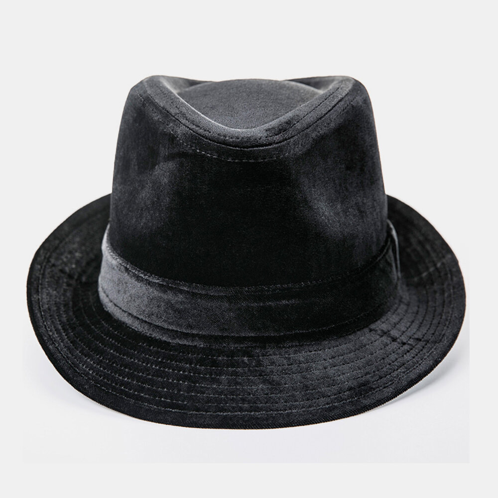 

Unisex Vintage Fashion Dinner All-match Wide Brim Top Hat Jazz Hat Fedora