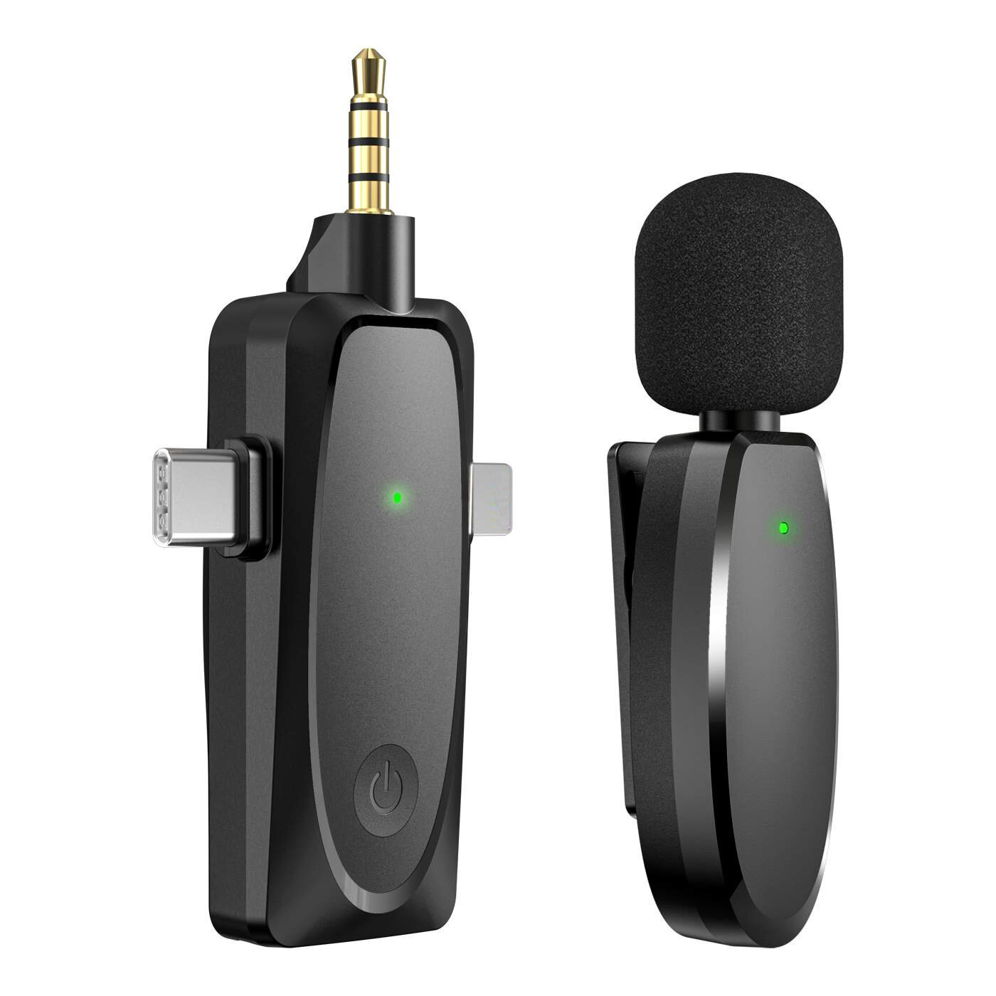Bakeey AP003 2,4 GHz draadloze microfoon Plug Play Lavalier Ruisonderdrukking MIC Professionele opna