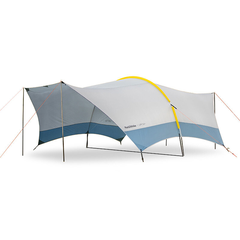 Naturehike Kamp Kanvas Tarp Sığınak Seti 150D Oxford Bez Katlanabilir Su Geçirmez Rüzgar Geçirmez UV-proof Aile Çadır Perdeleri Tente Açık Seyahat