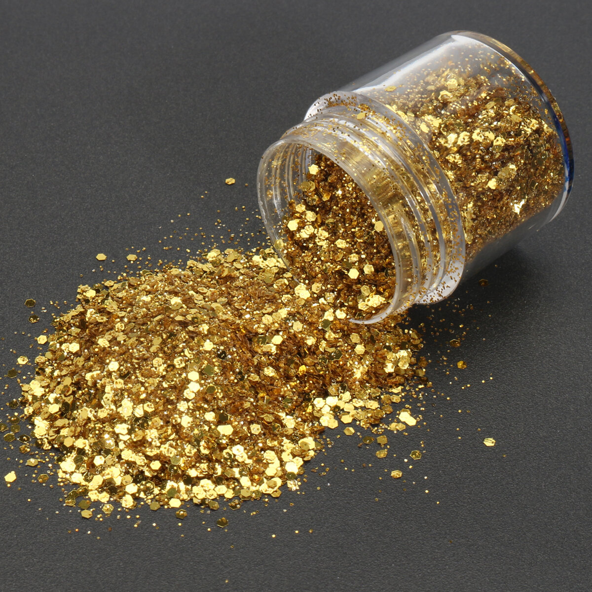Champagne Gold Mixed Glitter Powder Sequins Shining Dust Nail Art Decoration Eye Shadow Ornament