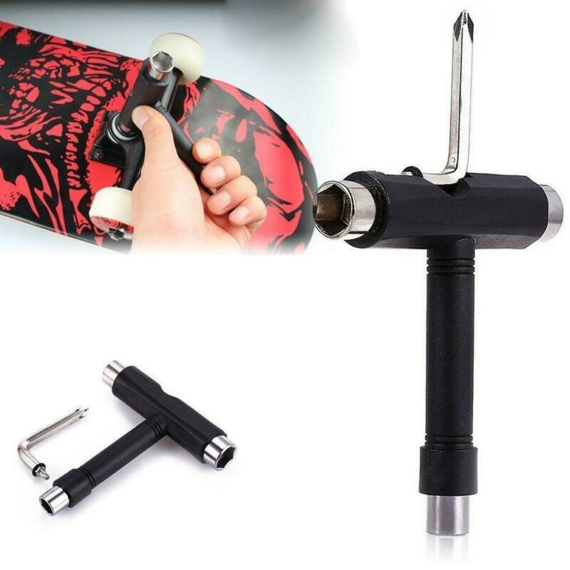 Multi-Function Skateboard Tools T Tools Allen Key L-Type Phillips Head Wrench Screwdriver for Adjusting Mounting Trucks