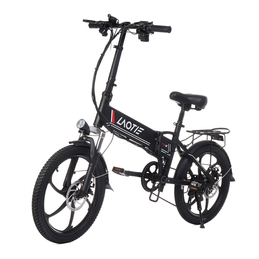 LAOTIE® PX5 48V 10.4Ah 350W 20in Opvouwbare Elektrische Bromfiets 80km Kilometerstand E-Bike EU Plug Elektrische Fiets