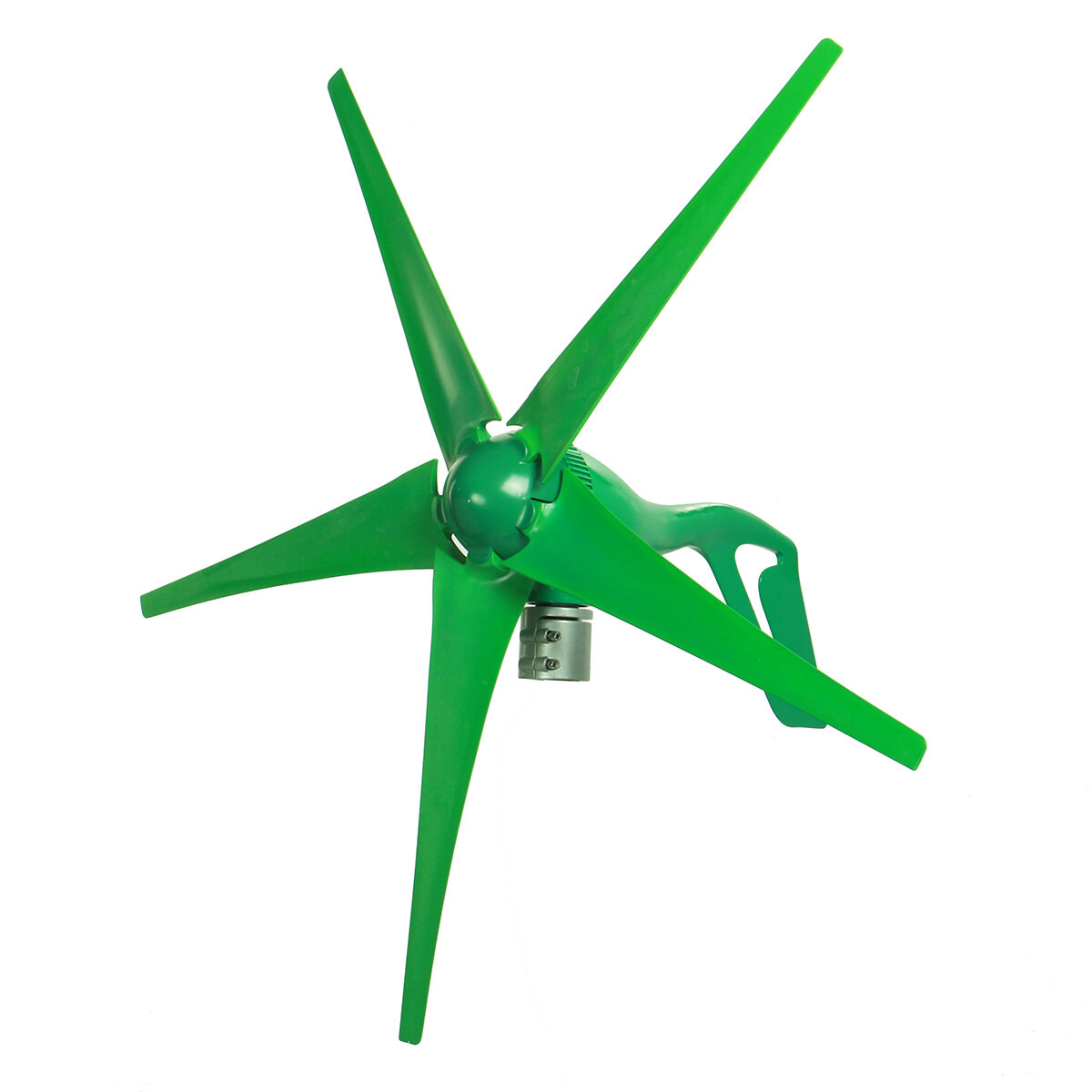 

12V/24V 5 Blades 1800W Peak Green Horizontal Power Wind Turbine Generator With Charge Controller