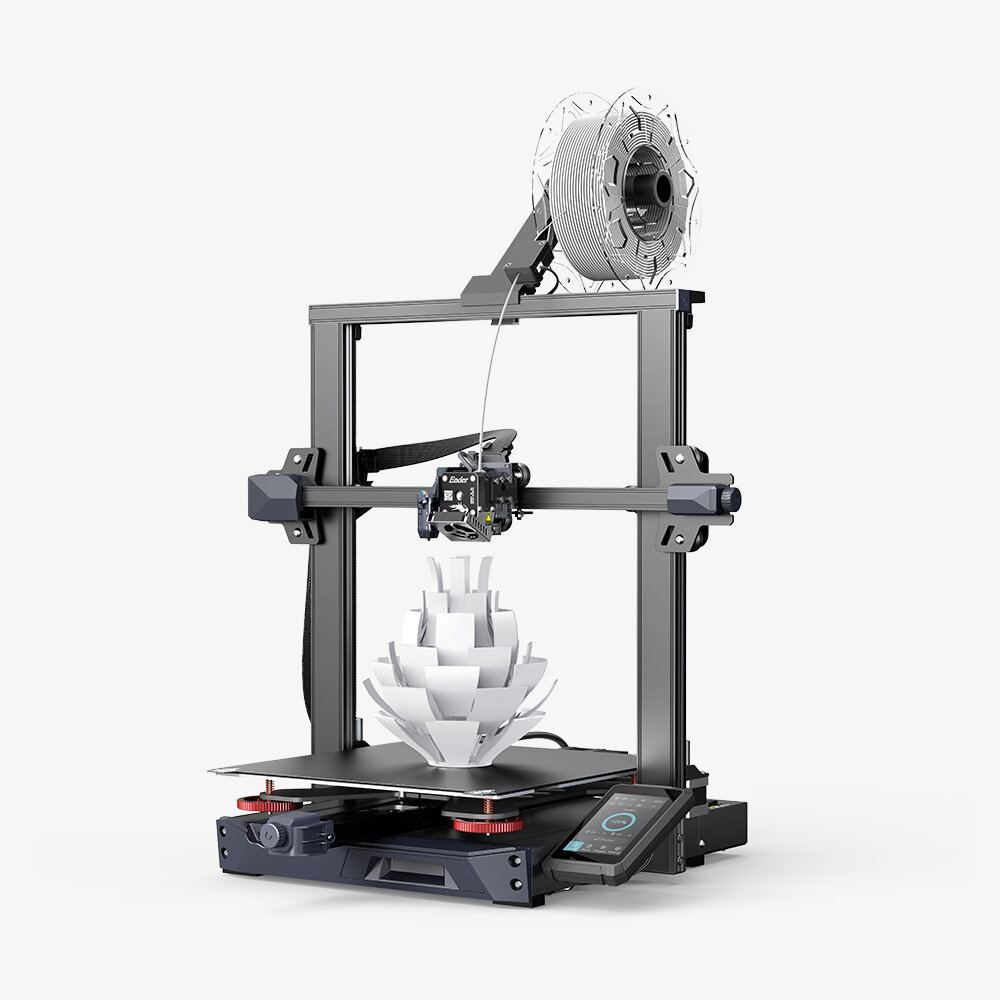Creality 3D® Ender-3 S1 Plus 3D-printer 300*300*300 mm groter bouwvolume met volledig metalen Dual-gear Direct Extruder/CR Touch Automatische nivellering