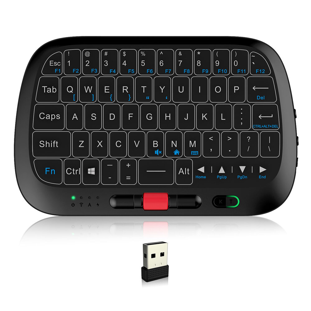 

Rii i5 2.4GHz Wireless Full Touchpad Air Mouse Keyboard Mouse Remote Control for Android TV Box Laptop Projector Pad PC