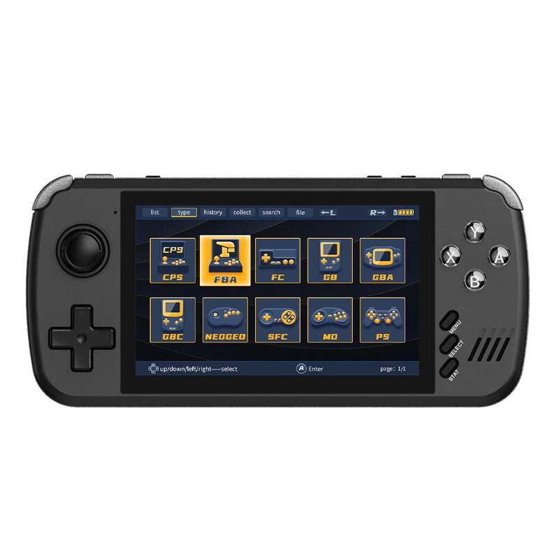 Powkiddy X39 32GB 3000+ Games Handheld Game Console 4.3 inch IPS HD Display FBA FC GB SFC MD PS Linux System Retro Game