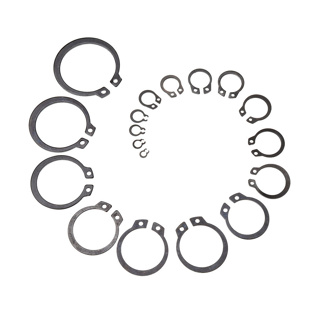 Suleve™ MXCC1 300Pcs Heat Treated Carbon Steel C-Clip Retaining Rings Circlip Snap Ring Set 9-32mm