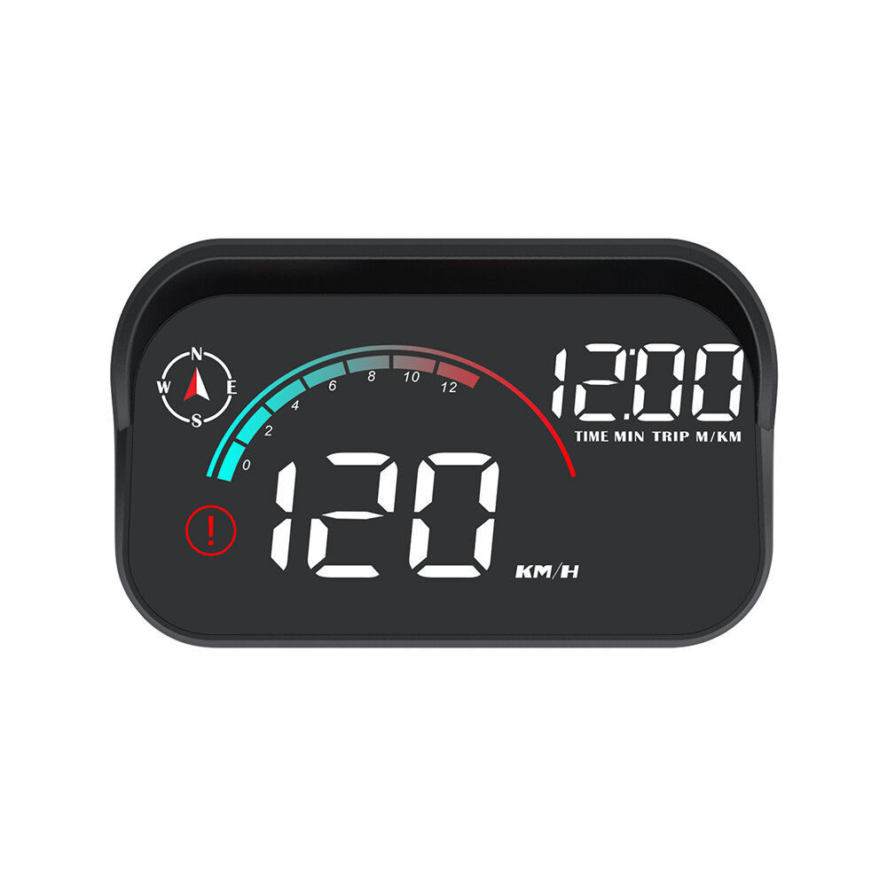 

Universal Car Head Up Display HUD Digital GPS Speedometer Projector Screen Dashboard Odometer with Overspeed Alarm For A
