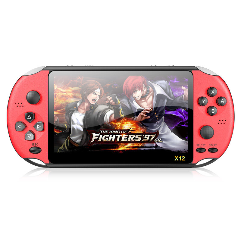 Powkiddy X12 Pro Handheld Game Console 8GB 2000+ Games 5.1 inch HD Color LCD Screen Video Retro Portable Game Player TV Output