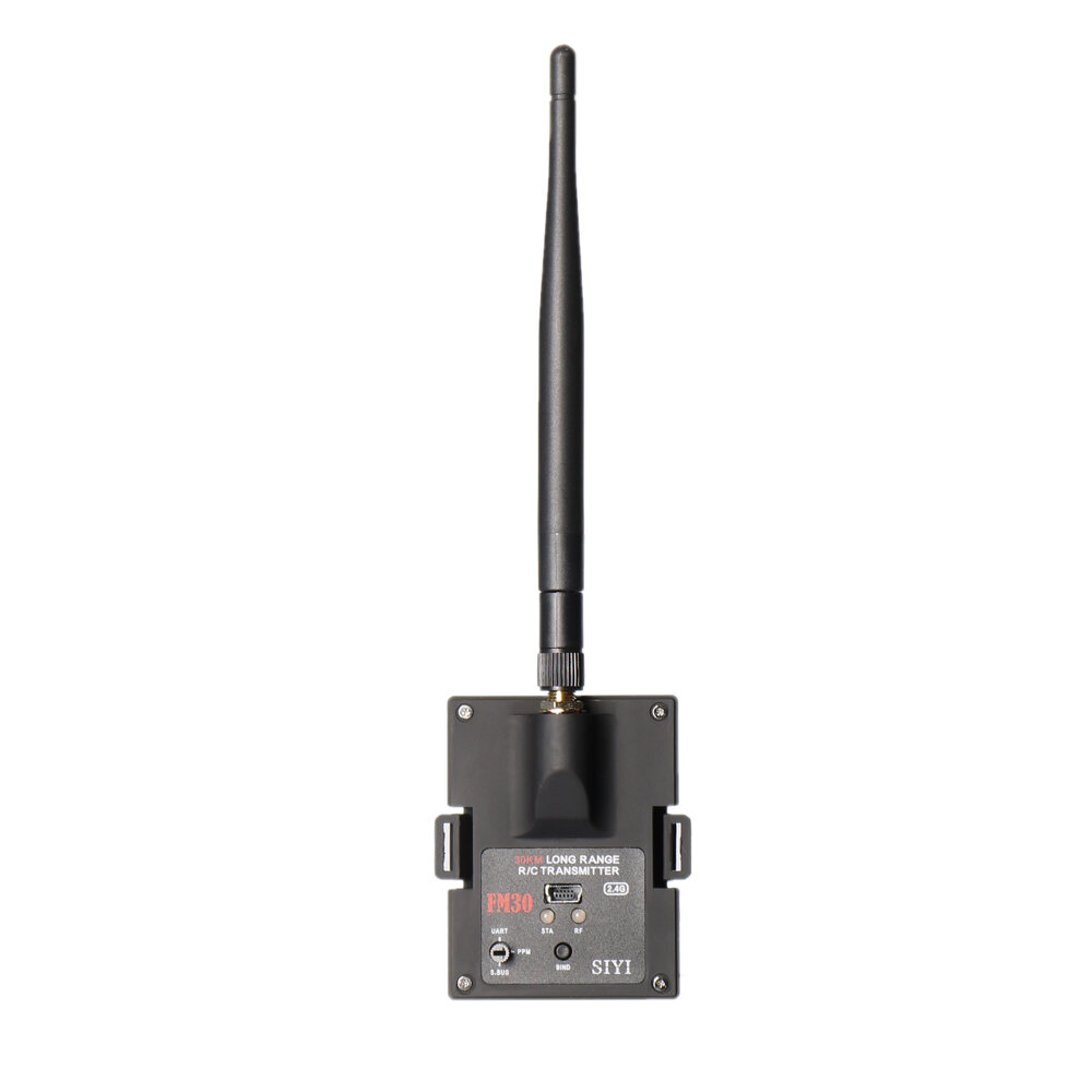 

SIYI FM30 2.4GHZ 30KM Telemetry Bluetooth Long Range Transmitter Module UART SBUS PPM Input with FR/FR Mini OTA Receiver