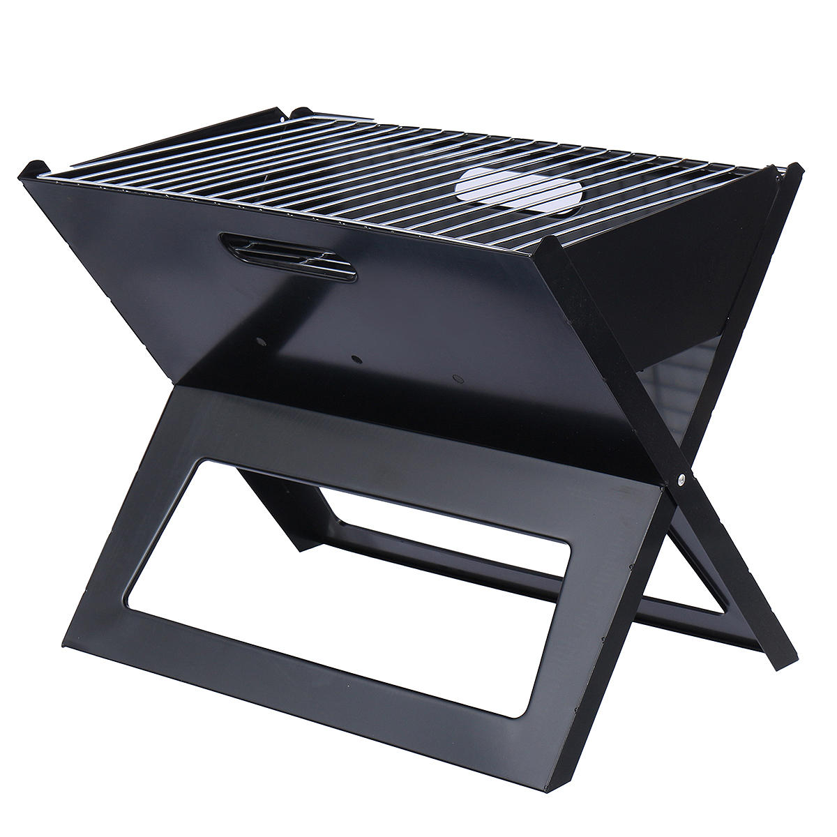 3-5 Mensen Outdoor Draagbare Vouwen Barbecue BBQ Grill Houtskool Fornuis Camping Picknick
