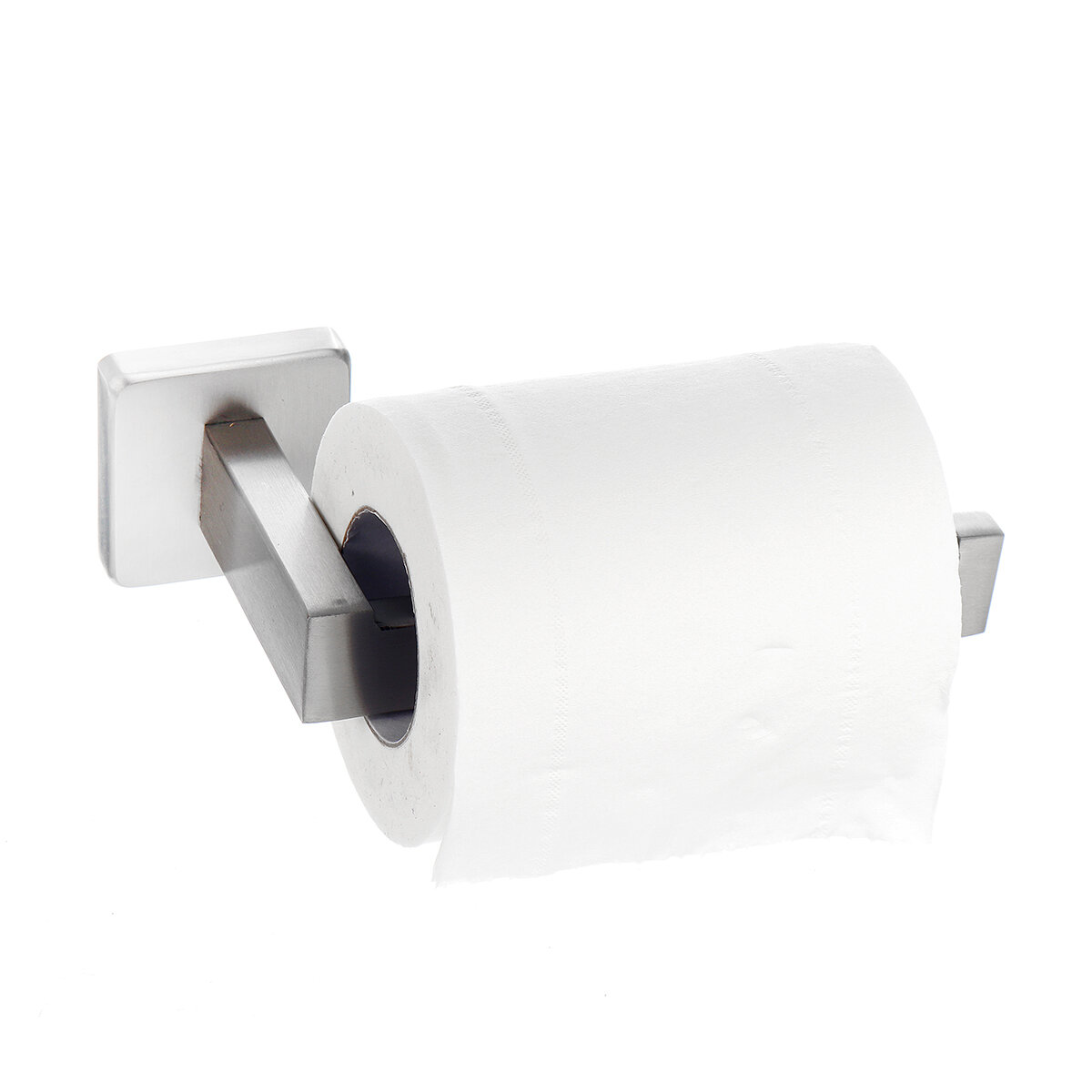 Stainless Steel Toilet Paper Holder Storage Shelf Wall Mounted Bathroom Rack