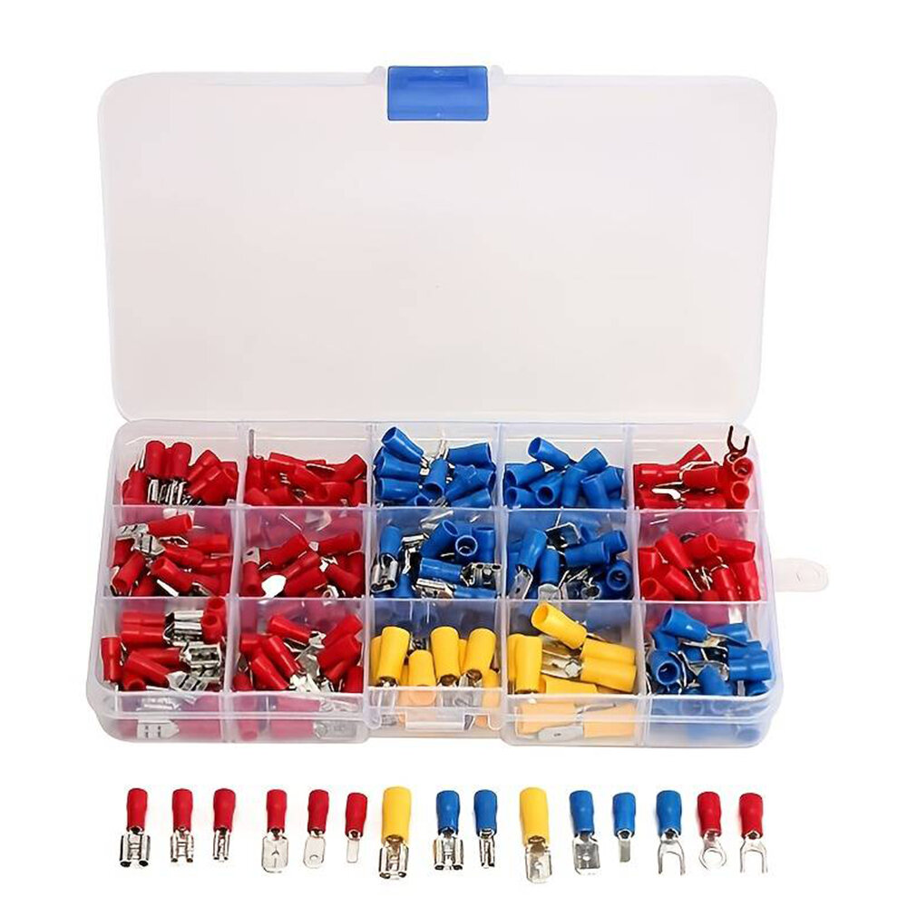 best price,280pcs,spade,terminals,insulated,cable,connector,kit,discount