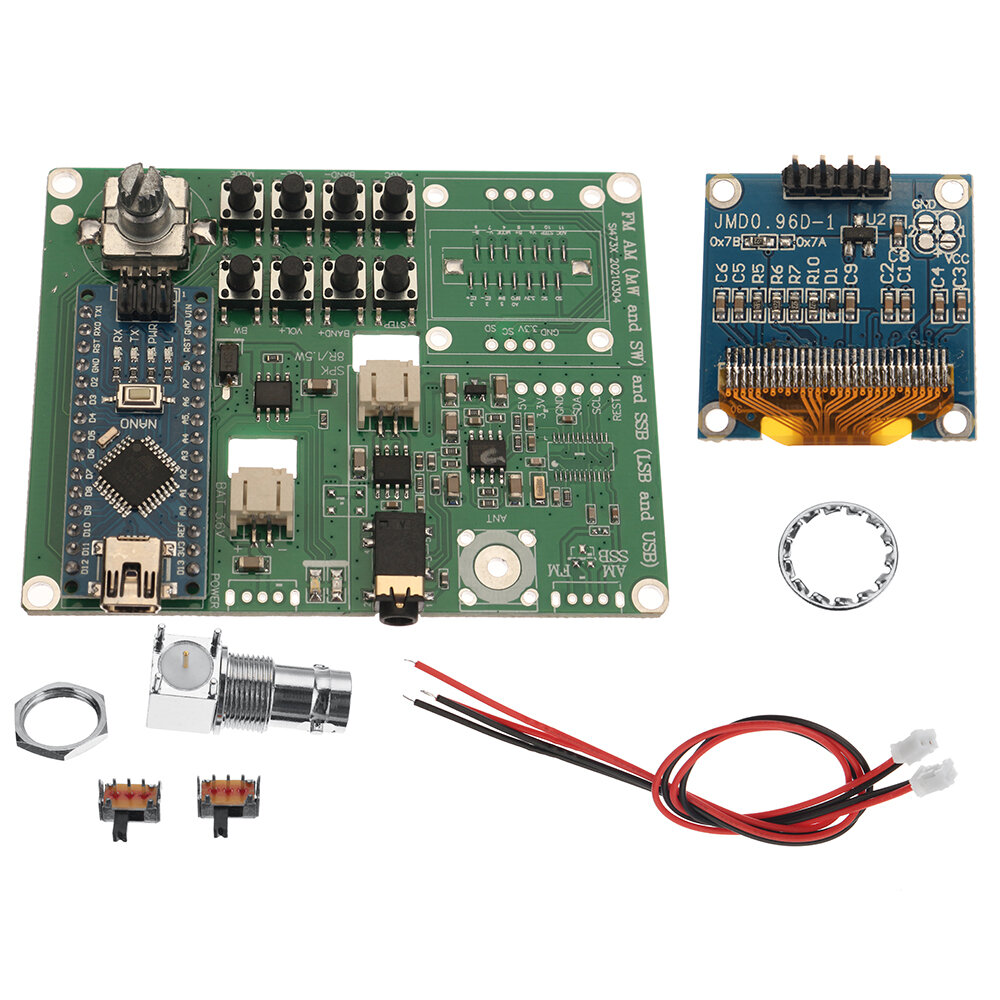 

SI4732 Full-band Radio Receiver Module Supports FM AM (MW and SW) SSB (LSB and USB) DIY kit Version