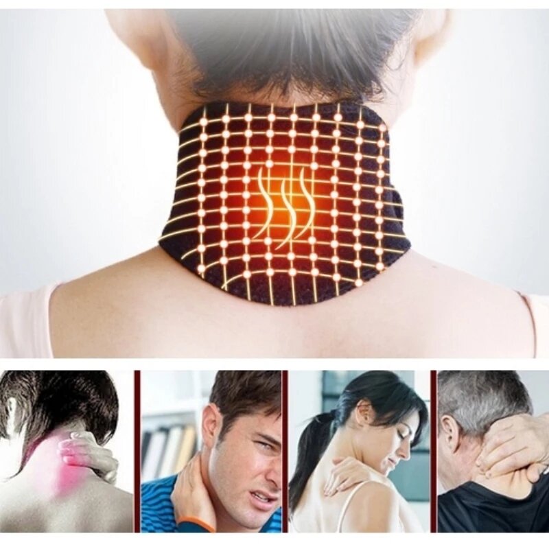 Health Care Neck Support Massager Tourmaline Infrared Self-heating Neck Belt Protection Spontaneous 
