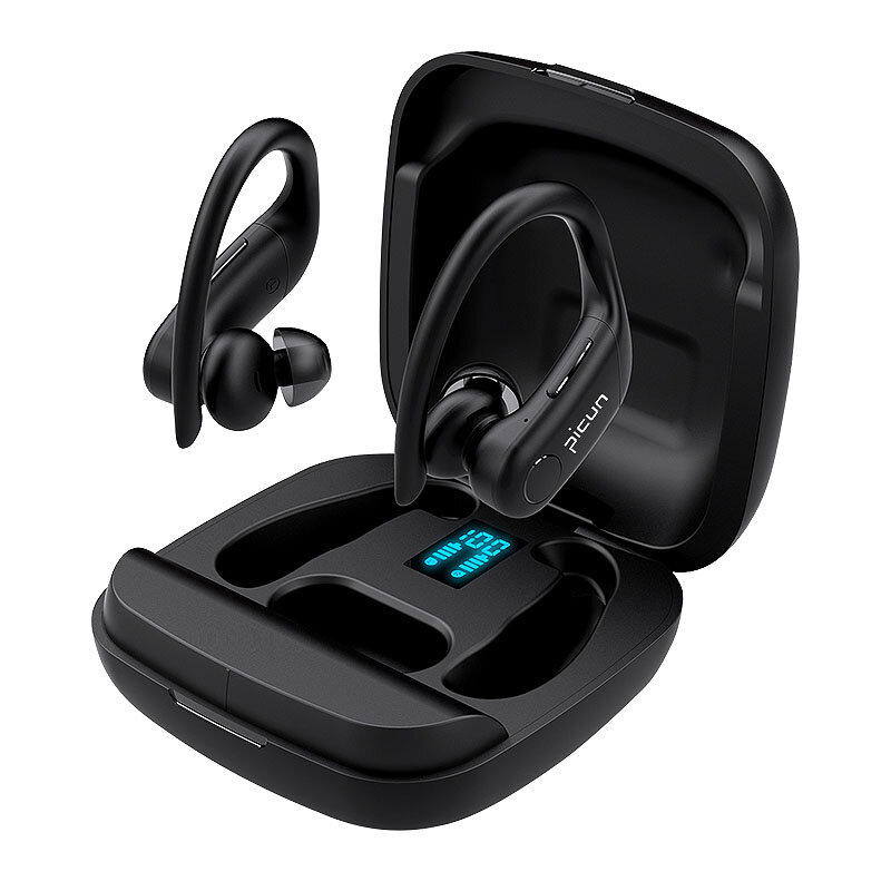 

Picun SP-06 TWS bluetooth 5.2 Earphone HiFi Stereo Bass AAC Audio ENC Noise Cancelling 1500mAh Battery IPX5 Waterproof L