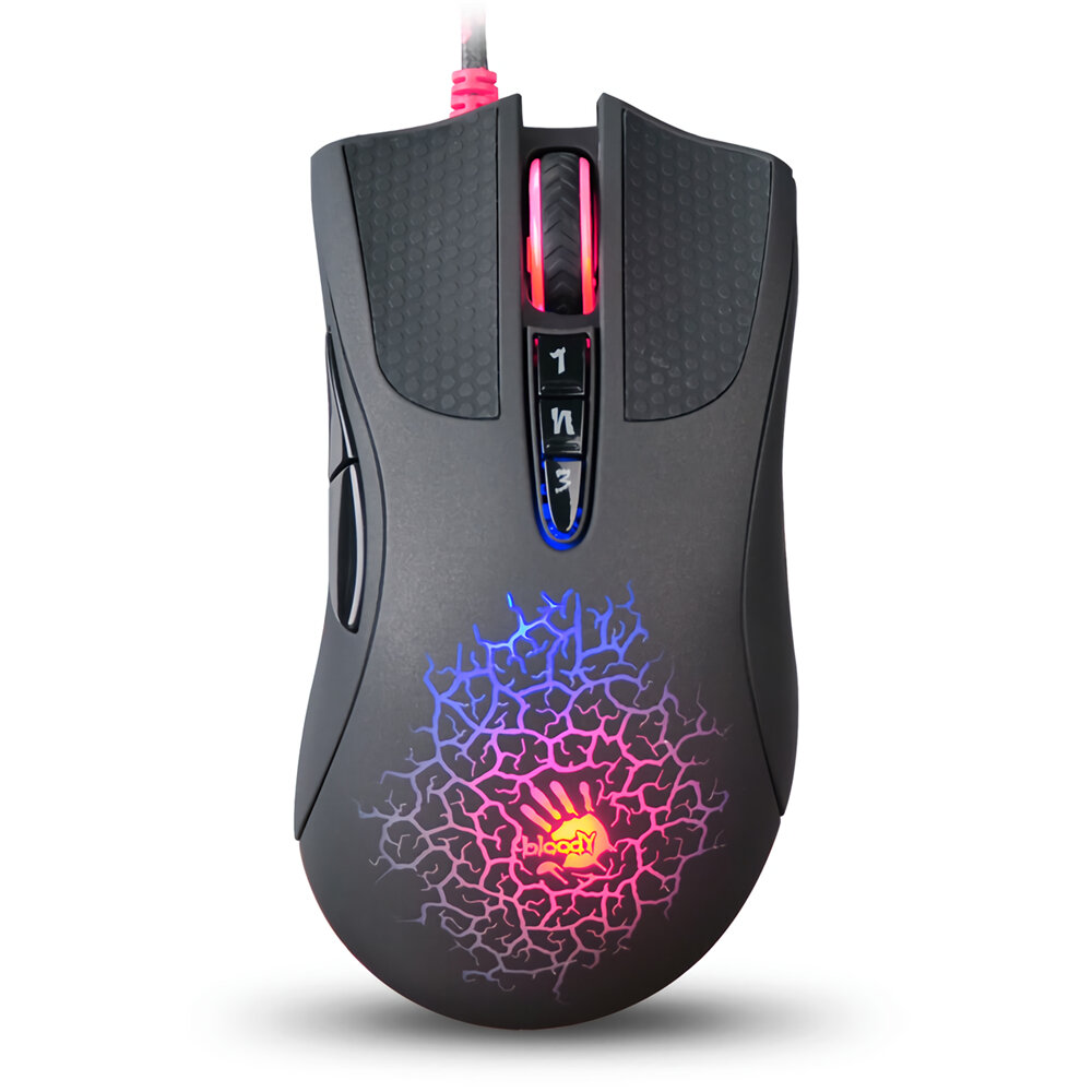 A4TECH A90 Wired Mouse without Activation Code 4000CPI 8 Buttons Optical Office Game Mechanical Mouse for Laptop PC Comp