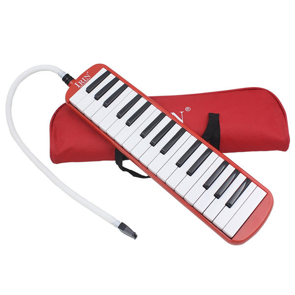 IRIN 32 Key Melodica Keyboard Mouth Organ with Pag for School Student