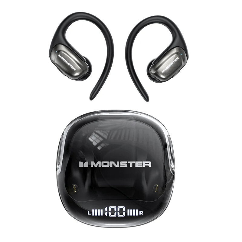

Monster iSport Lite TWS Earbuds Wireless bluetooth Earphone Digital Display HiFi Stereo Deep Bass ENC Noise Cancelling 2