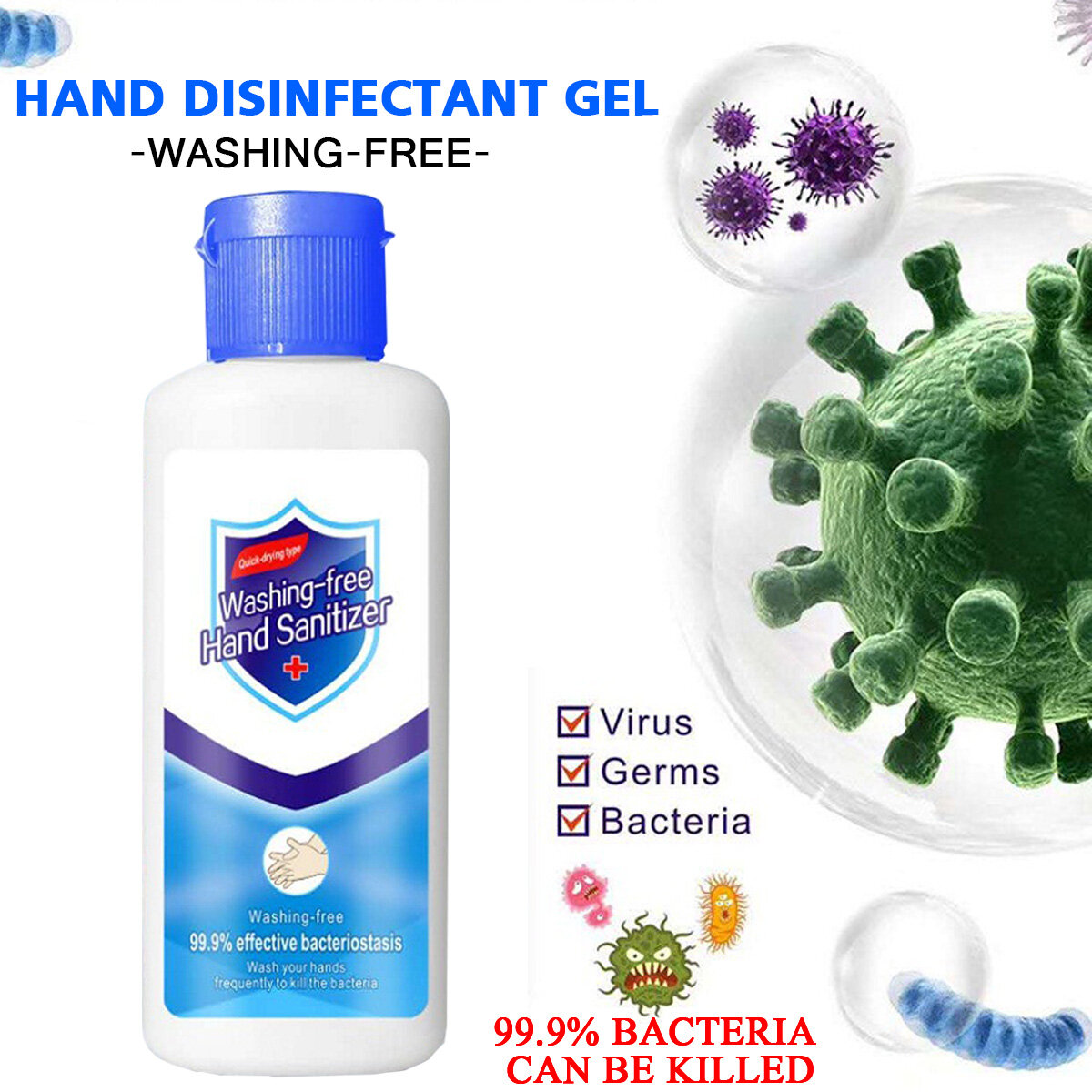 75% Alcohol Desinfectie Handgel Antibacteri?le Wegwerp Handsterilisator Reiniging