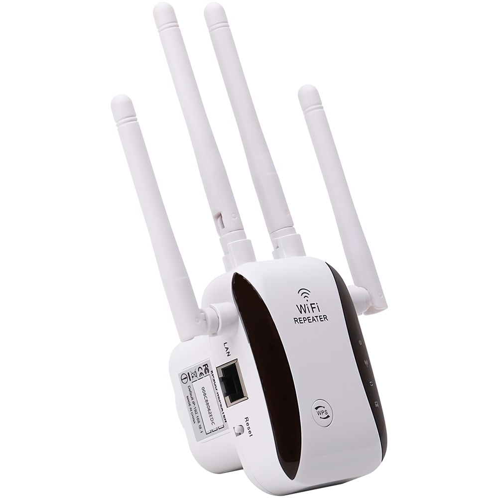 NBKEY 300Mbps WiFi Range Extender Wireless Repeater 2.4 GHz Support Wireless AP/Router Mode with Eth
