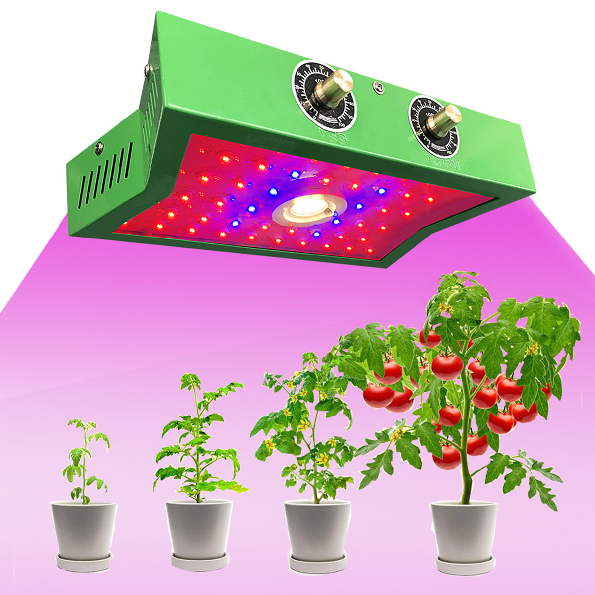 1200W Full Spectrum LED-plant groeit licht voor bloemgroente binnenshuis 85-265V