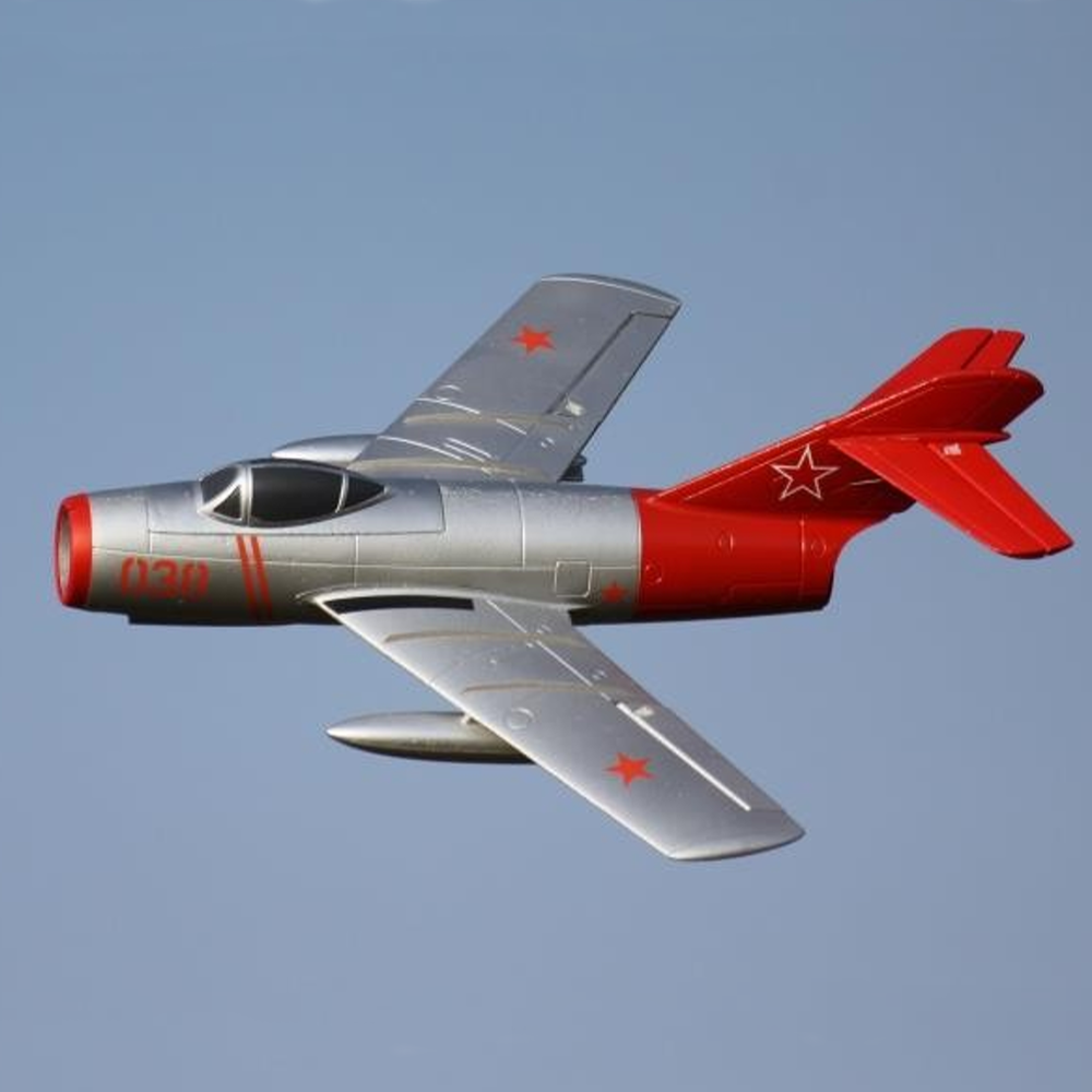 Freewing Mig-15 Silver 64mm EDF Jet 700mm Wingspan EPO RC Airplane PNP