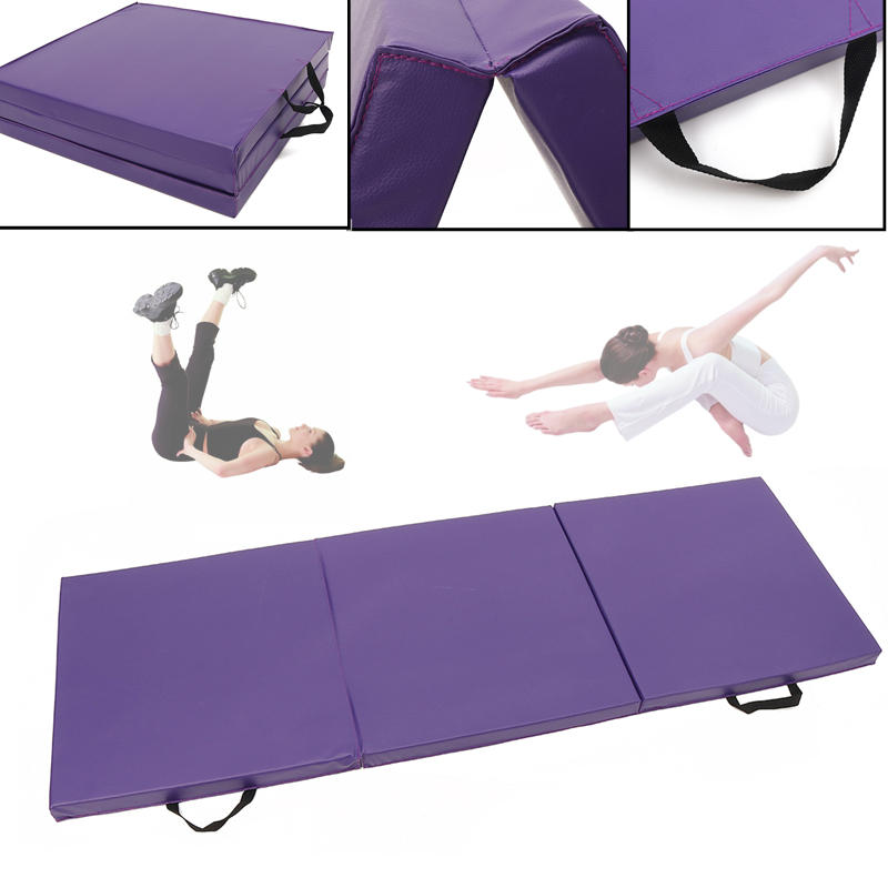 70.8x23.6x1.9inch Folding Panel Gymnastics Mat Gym Exercício Yoga Pad Sports Training Protective Gear